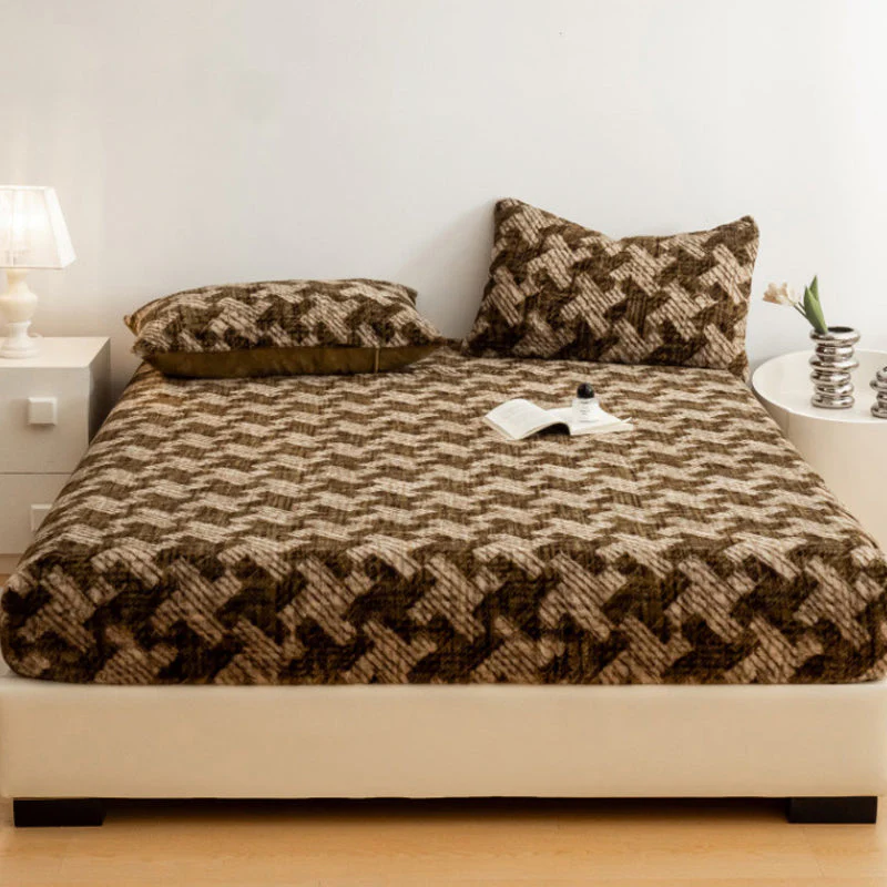 🎅Xmas Sales🎄Soft Leopard Print Fitted Sheet - Image 5
