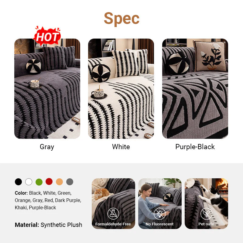 📢📢50% OFF !!⏰⏰Soft Plush Non-Slip Couch Cover - Image 8