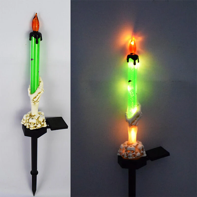 Best Gift*Solar Light Halloween Ghost Hand Candle Outdoor Floor Lamp - Image 5