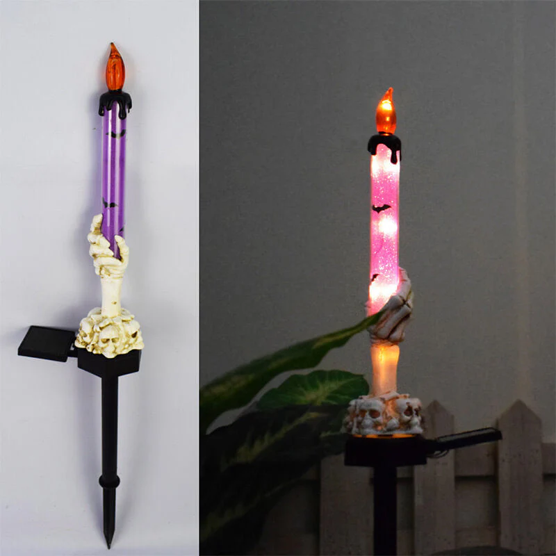 Best Gift*Solar Light Halloween Ghost Hand Candle Outdoor Floor Lamp - Image 7