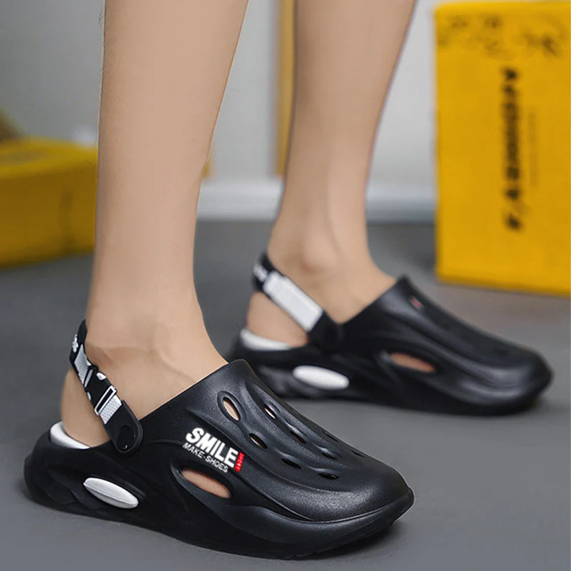 Casual Breathable Adjustable Heel Strap Shoes - Image 7
