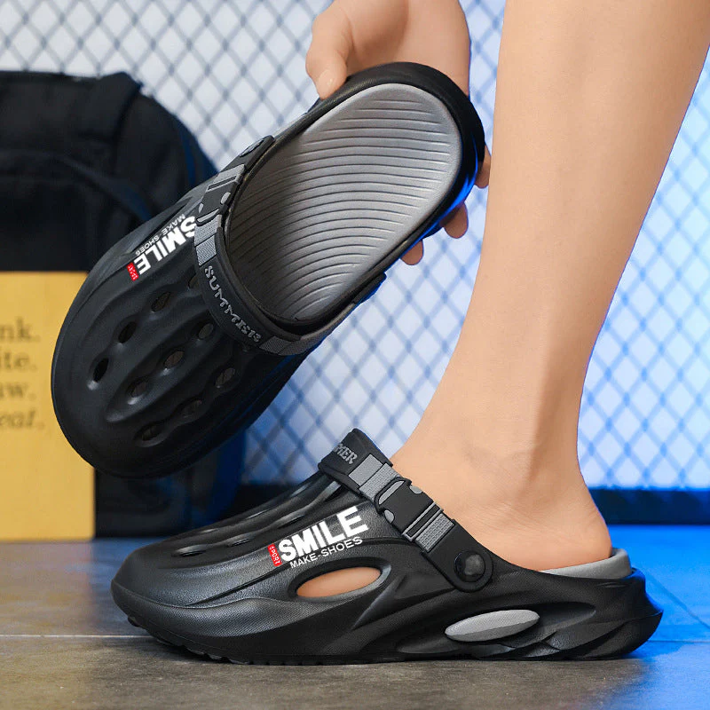 Casual Breathable Adjustable Heel Strap Shoes - Image 8