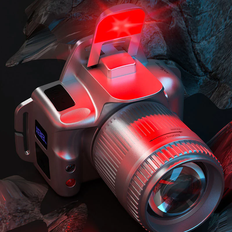 Zoomable LED Headlamp with 6 Modes & Motion Sensor - Image 2