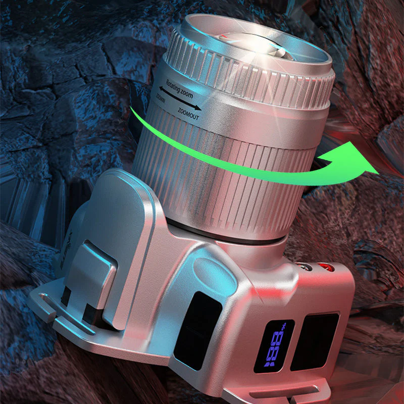 Zoomable LED Headlamp with 6 Modes & Motion Sensor - Image 4