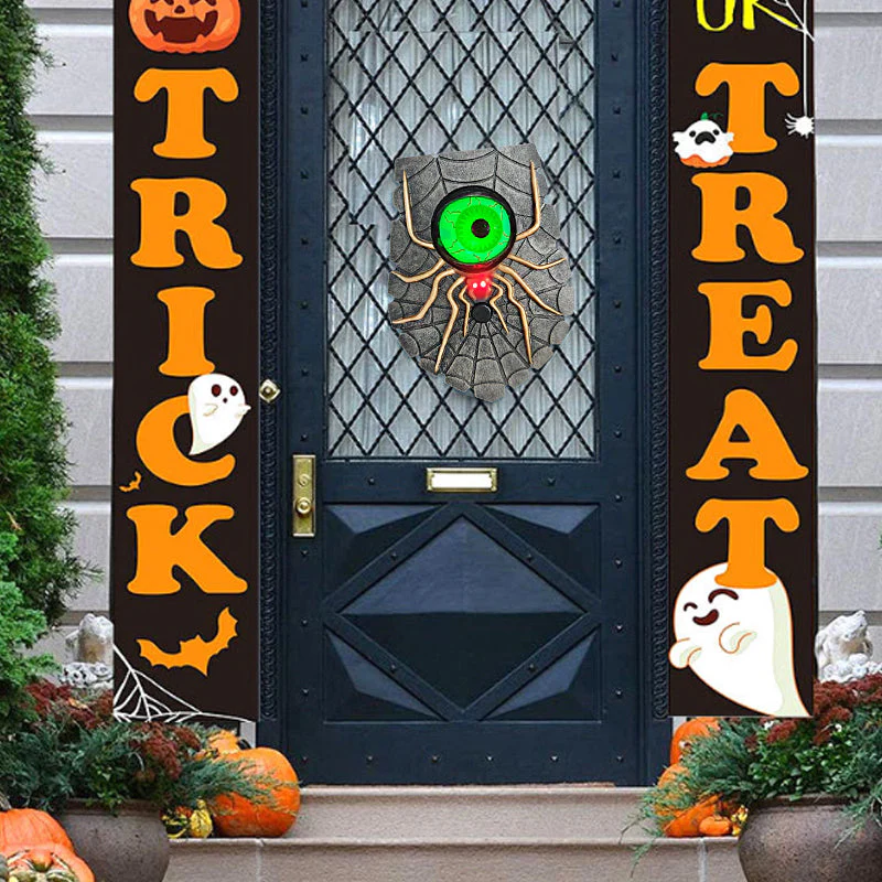 Spider-Eye Rotating Doorbell with Creepy Glowing Effect - Image 5