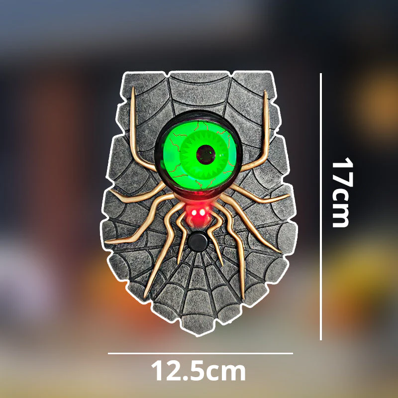 Spider-Eye Rotating Doorbell with Creepy Glowing Effect - Image 8