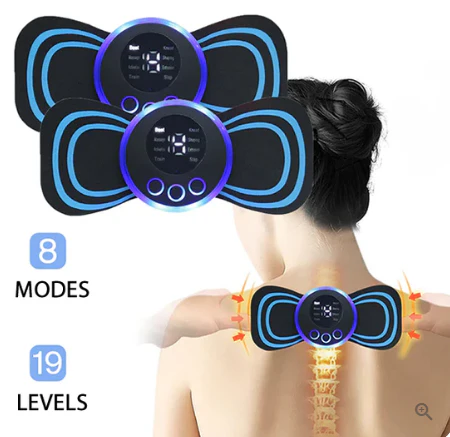 Portable Massager with 8 Modes and LCD Screen - Mini Muscle Stimulator for Pain Relief - Image 2