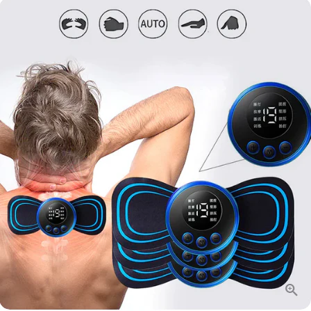 Portable Massager with 8 Modes and LCD Screen - Mini Muscle Stimulator for Pain Relief - Image 3