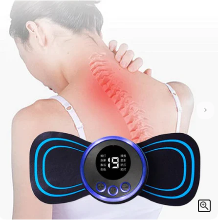 Portable Massager with 8 Modes and LCD Screen - Mini Muscle Stimulator for Pain Relief - Image 5