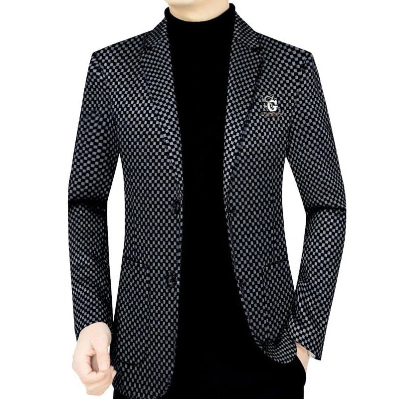 Men's Slim-fit Casual Suit Jacket - Image 5