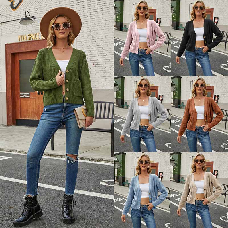 DEEP V-NECK CARDIGAN - Image 5