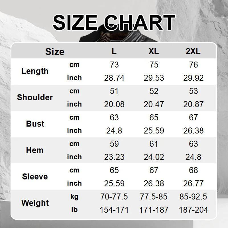 Men’s Fashionable Stand-collar Thickened Warm Leather Jacket - Image 8