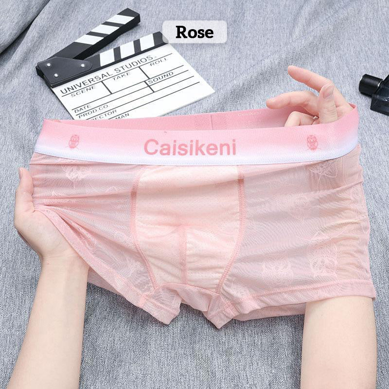Men's Cooling Breathable Elastic Waistband Boxer Briefs - Image 10