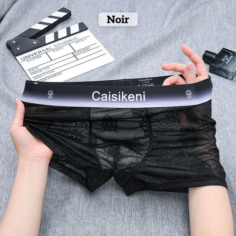 Men's Cooling Breathable Elastic Waistband Boxer Briefs - Image 11