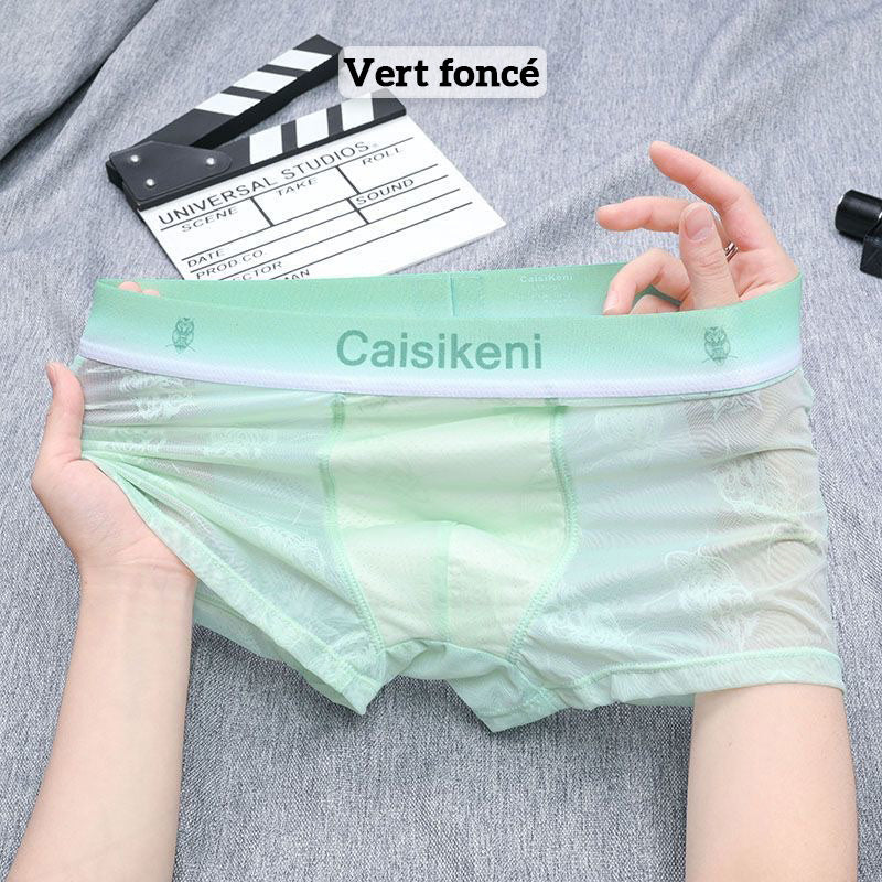 Men's Cooling Breathable Elastic Waistband Boxer Briefs - Image 12