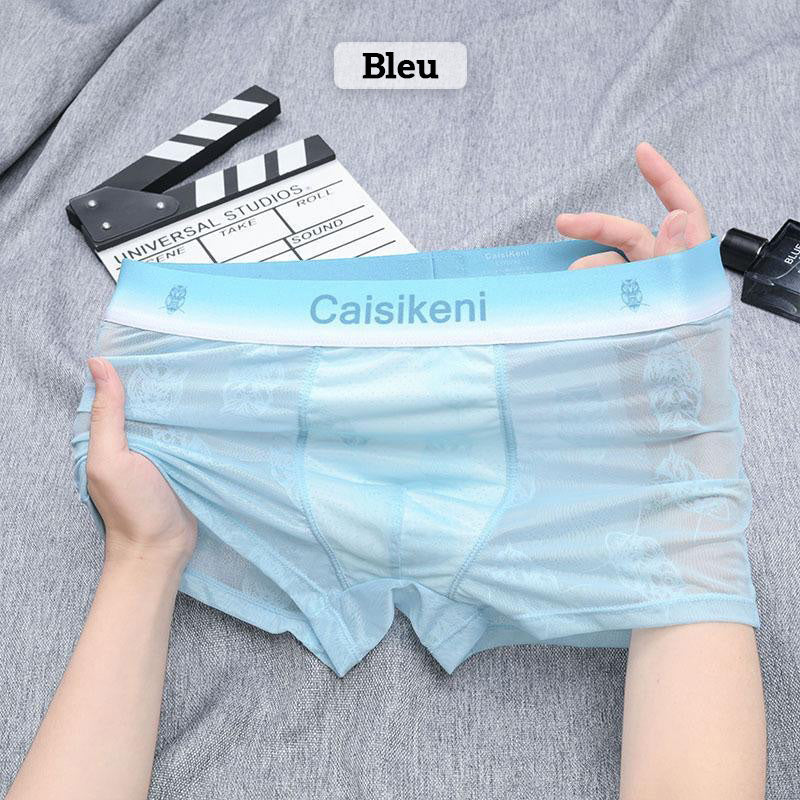 Men's Cooling Breathable Elastic Waistband Boxer Briefs - Image 9