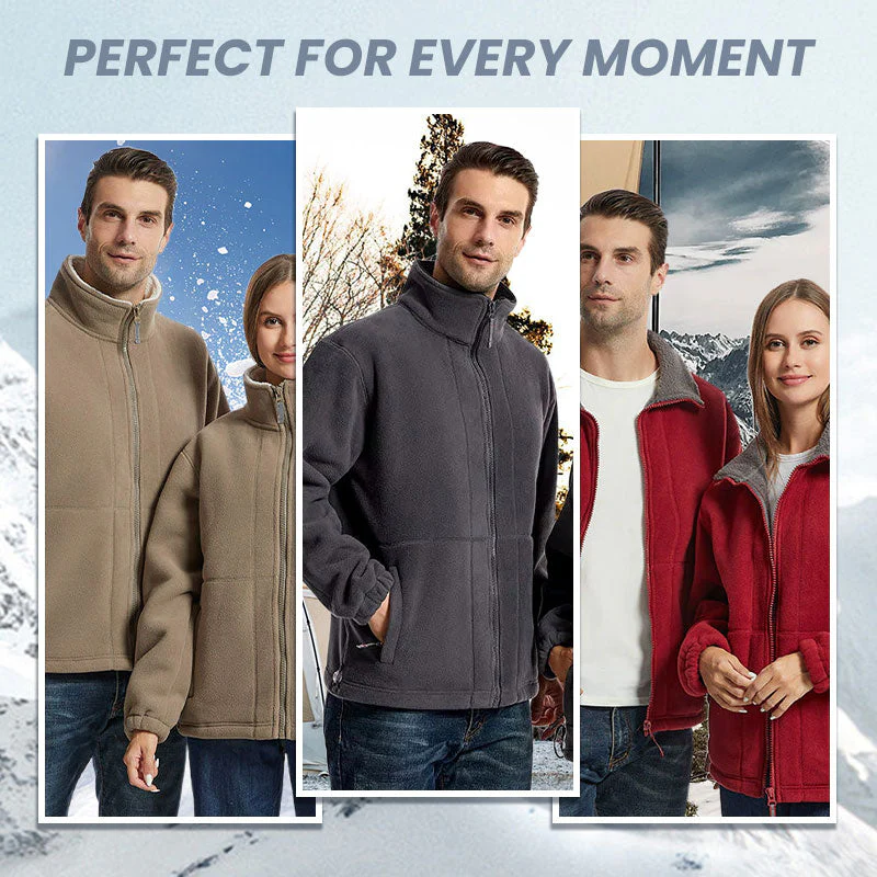 🔥Hot Sale 50% OFF🔥Free Shipping - Unisex Double Face Fleece Jacket - Image 5