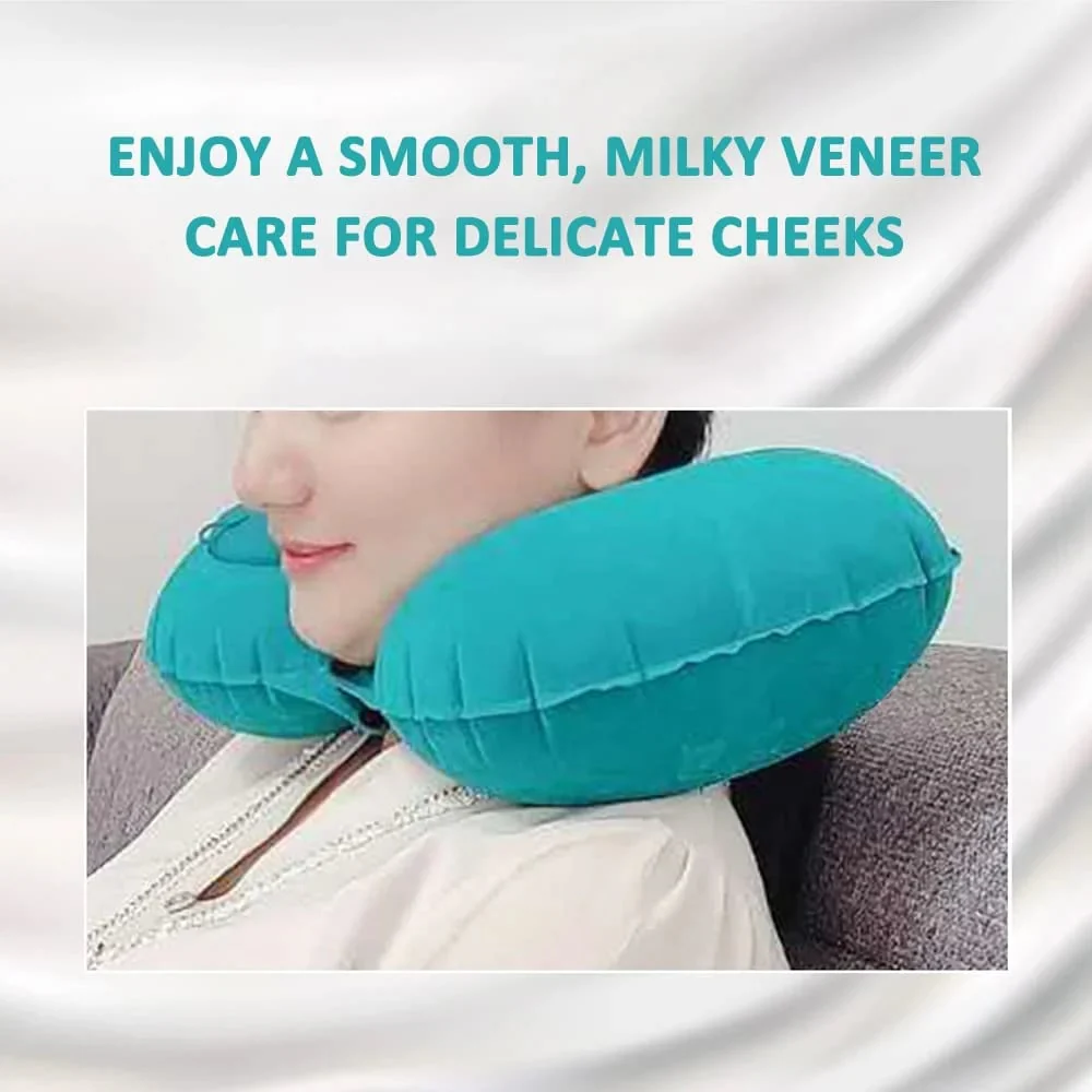 Tpu Press Inflatable U-Shaped Travel Pillow - Image 5