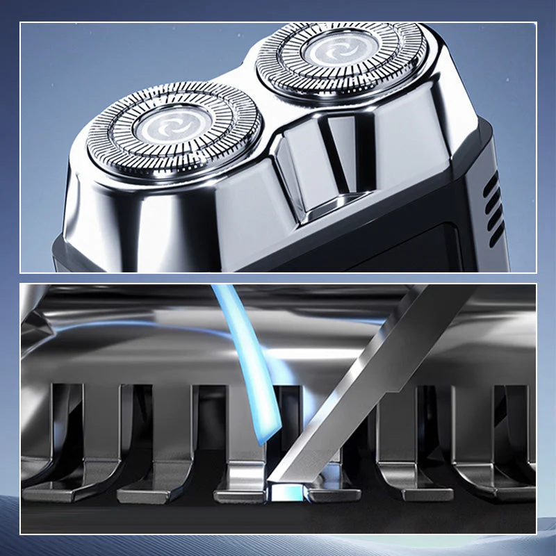 Transparent Mini Electric Shaver - IPX7 Waterproof - Image 3