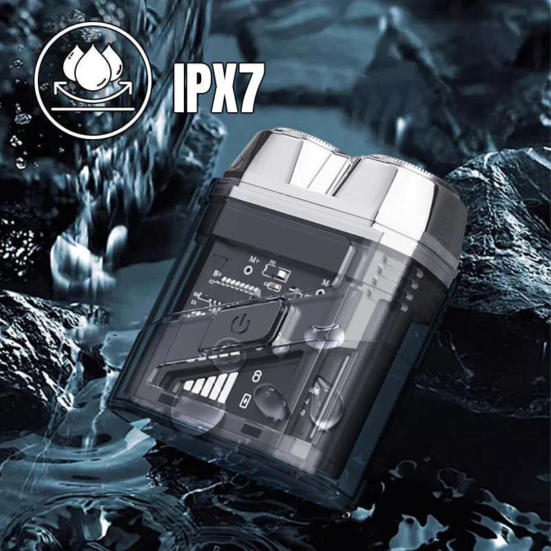 Transparent Mini Electric Shaver - IPX7 Waterproof - Image 5