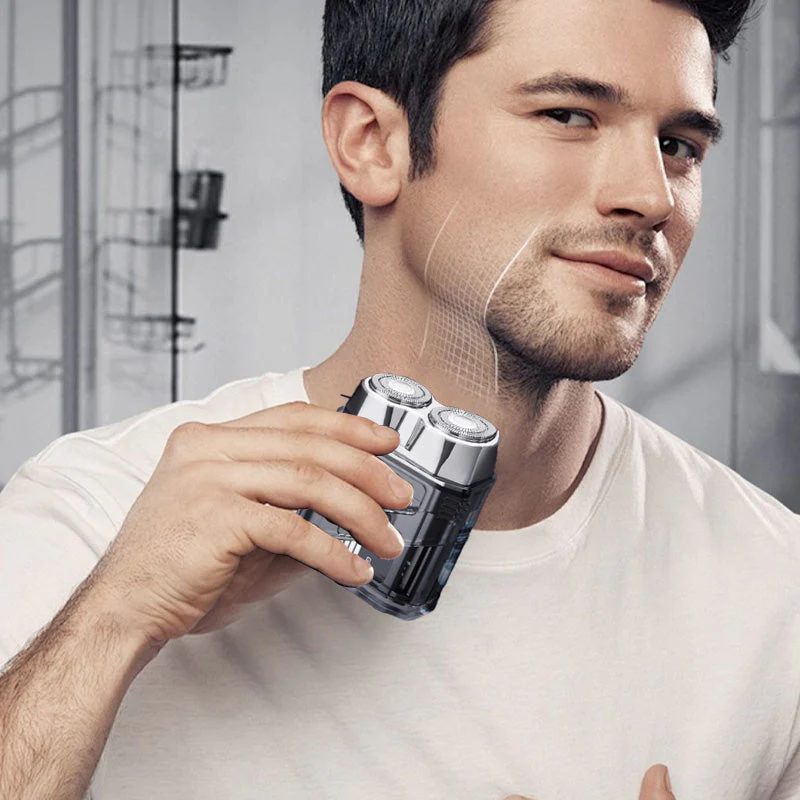 Transparent Mini Electric Shaver - IPX7 Waterproof - Image 8