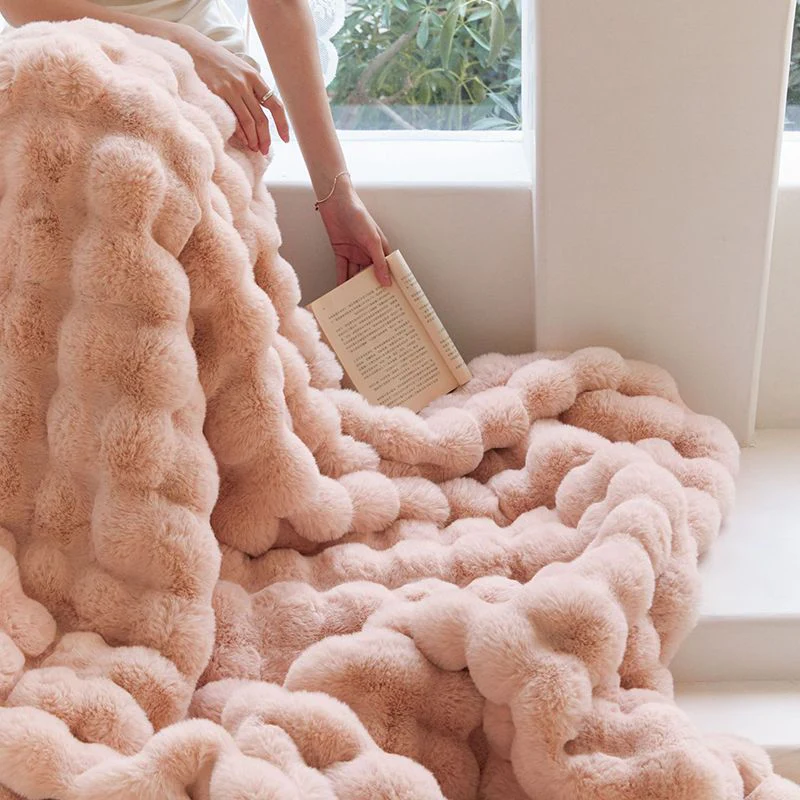 It's indispensable to keep warm at winter🎁 Soft Fluffy Blanket - Image 5
