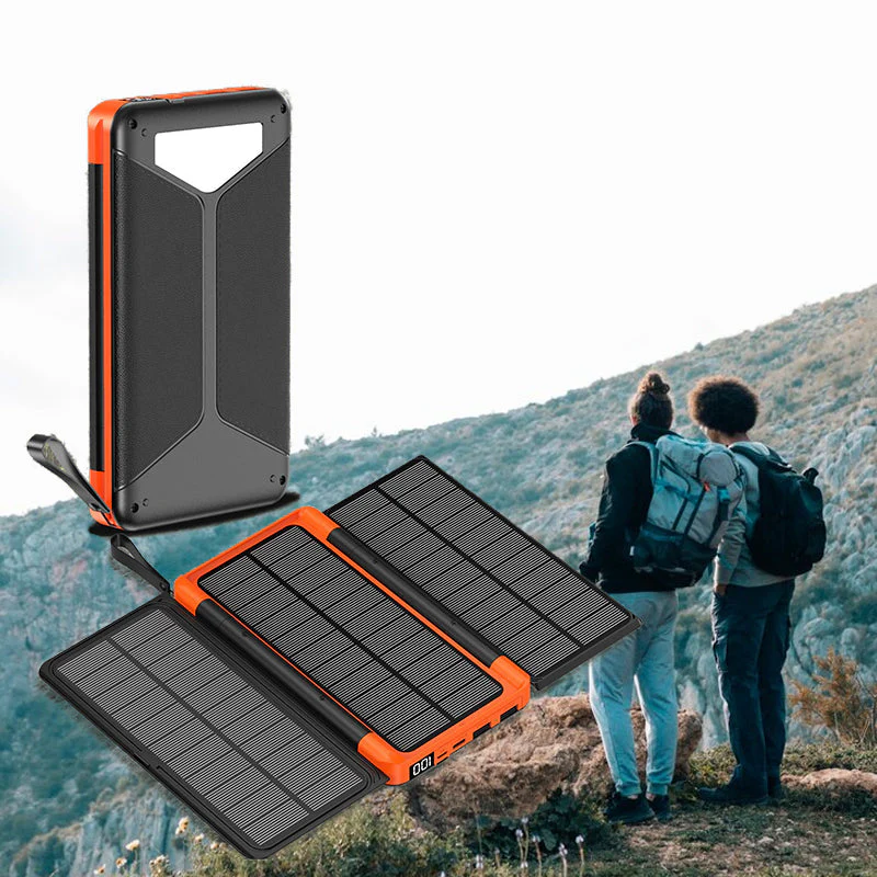 Outdoor Foldable Large Capacity Solar Charger - Image 2
