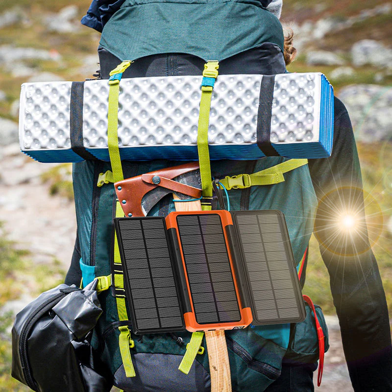 Outdoor Foldable Large Capacity Solar Charger - Image 3