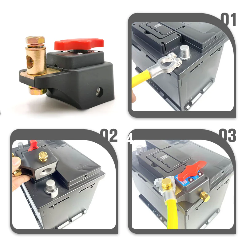 Universal 12-24V Car Battery Disconnect Isolator Switch - Image 6
