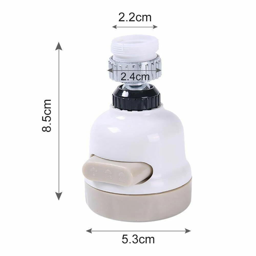 360-degree rotatable connection nozzles for faucets, ABS, or metal - Image 13