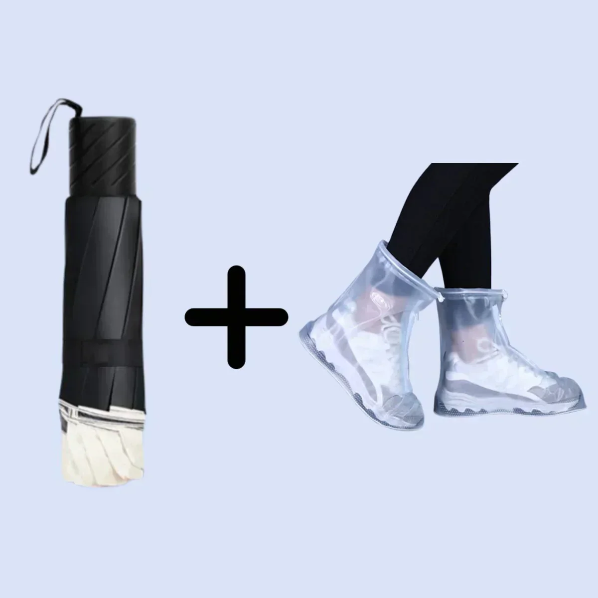 ☔12-Rib Large Foldable Windproof Umbrella - Image 22