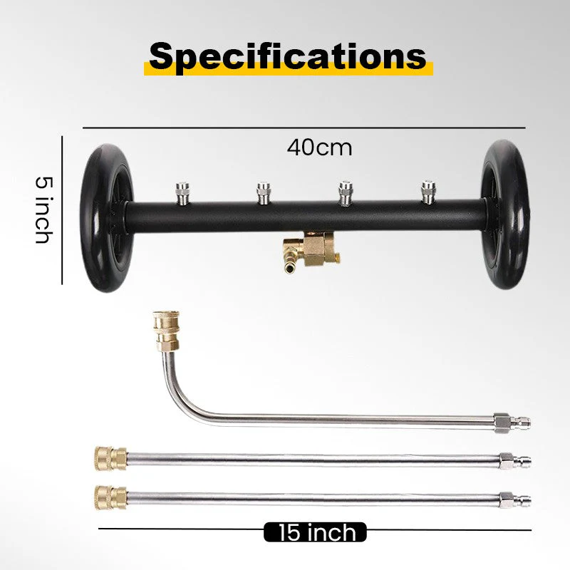 💥Hot Sale🍃Undercarriage Pressure Cleaner Water Broom - Image 10