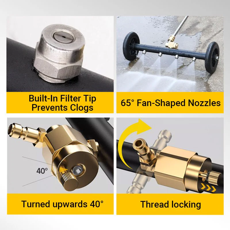 💥Hot Sale🍃Undercarriage Pressure Cleaner Water Broom - Image 7