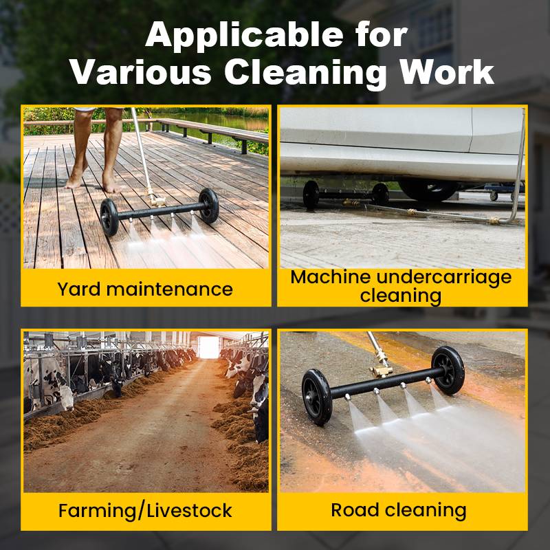 💥Hot Sale🍃Undercarriage Pressure Cleaner Water Broom - Image 9