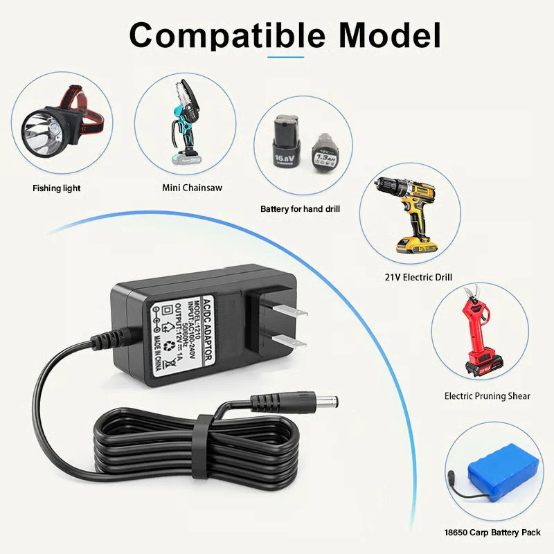 Universal High-Efficiency Lithium Battery Charger Adapter - Image 6