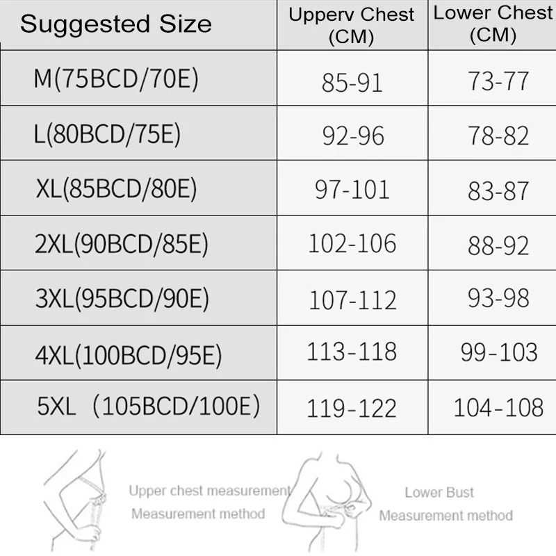 Wireless Non-marking Push-Up Bra with Plus Size - Image 17