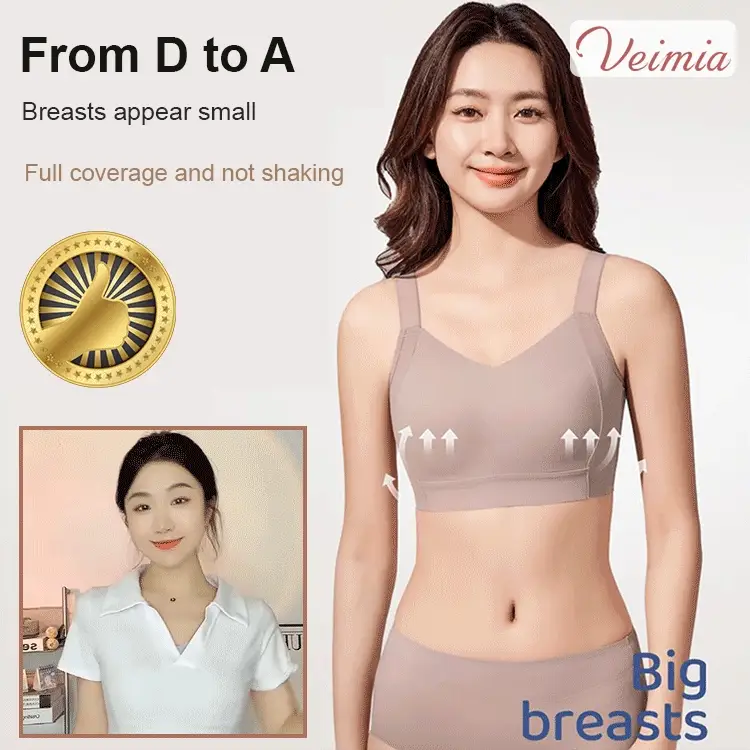 Wireless Non-marking Push-Up Bra with Plus Size - Image 2
