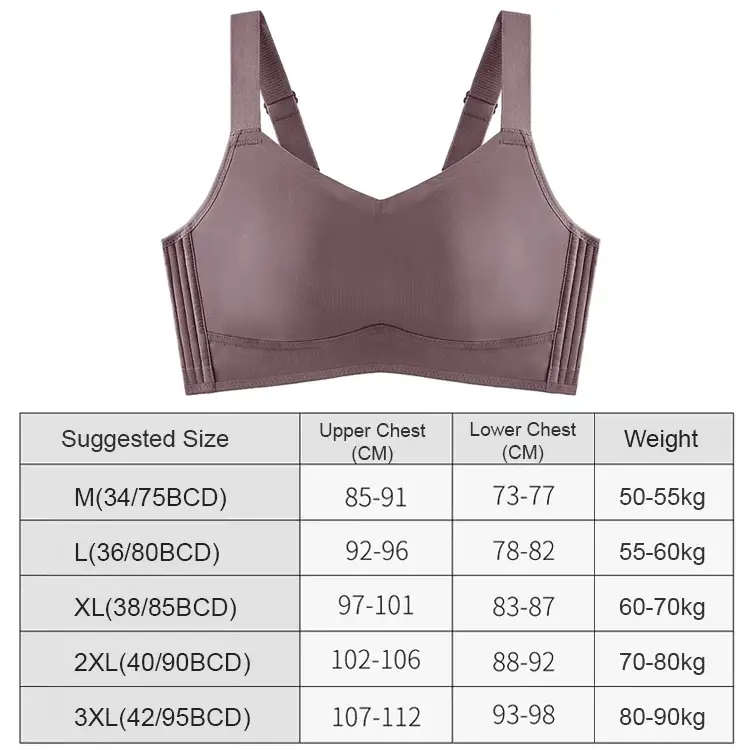 Wireless Non-marking Push-Up Bra with Plus Size - Image 6