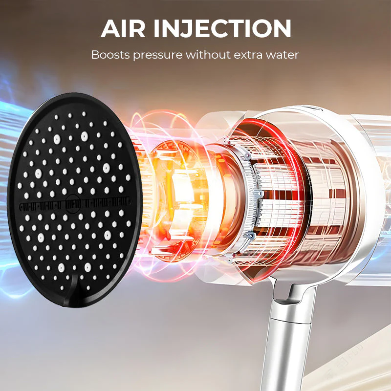 High-Pressure Adjustable Rainfall Shower Head - Image 2