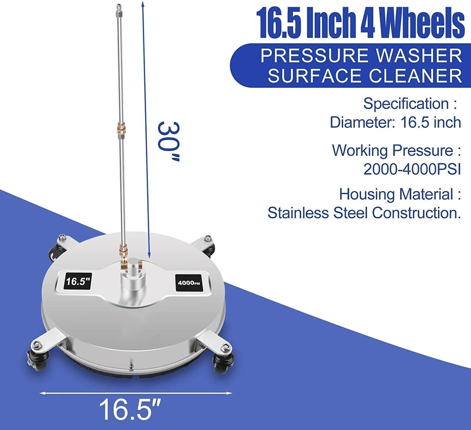 ✨New 4x multi-purpose high-pressure surface cleaner - Image 3