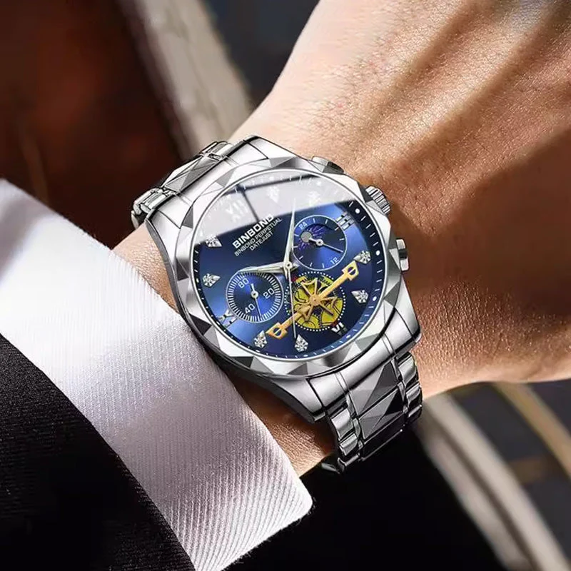 🎁Men's multifunctional quartz mechanical watch - Image 2