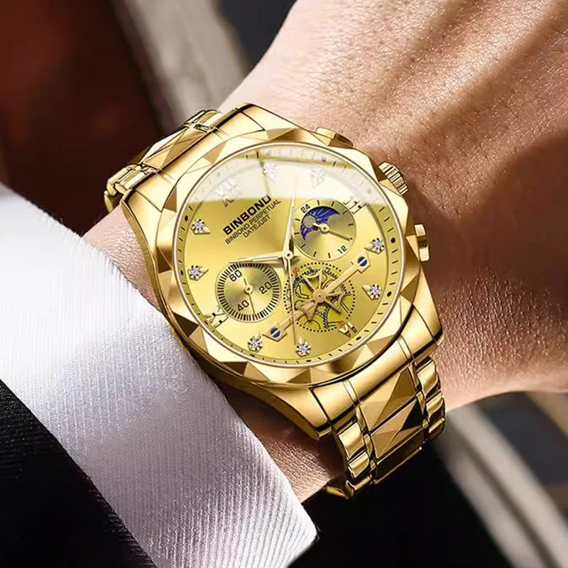 🎁Men's multifunctional quartz mechanical watch - Image 3