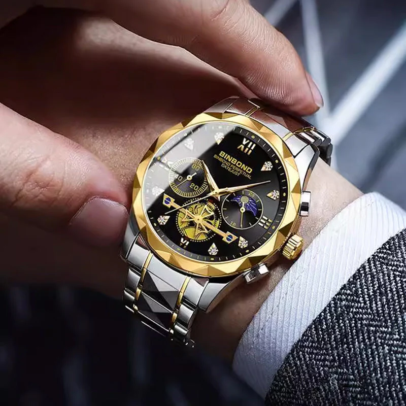 🎁Men's multifunctional quartz mechanical watch - Image 4