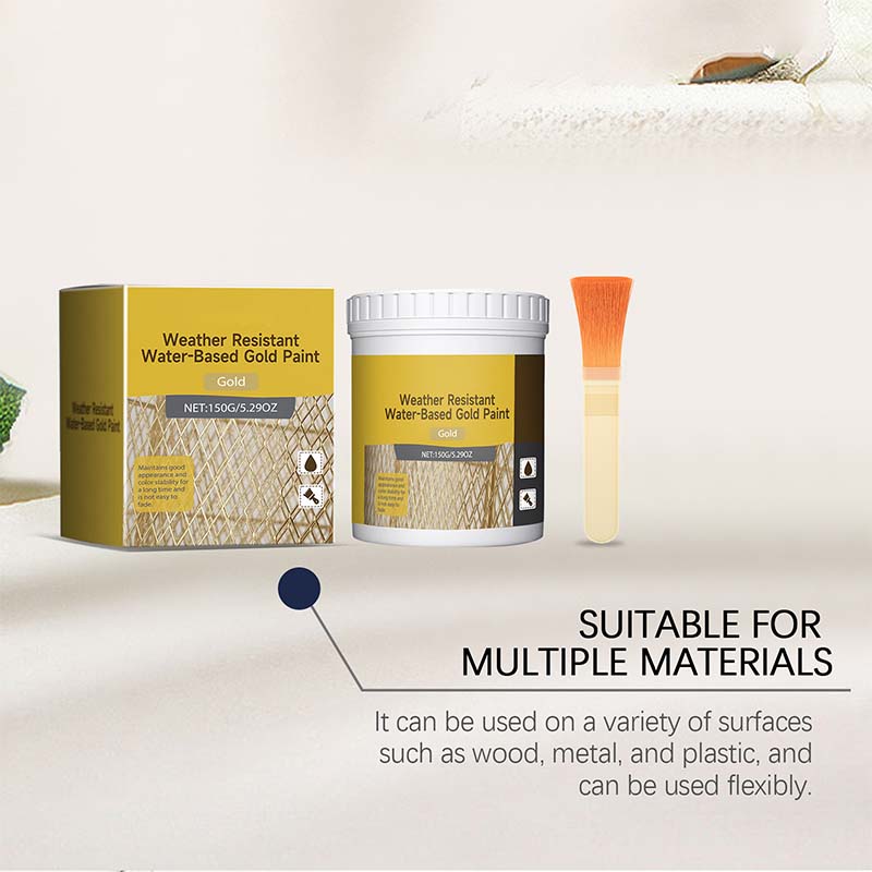 Water-Based Weather-Resistant Gold Paint - Image 9