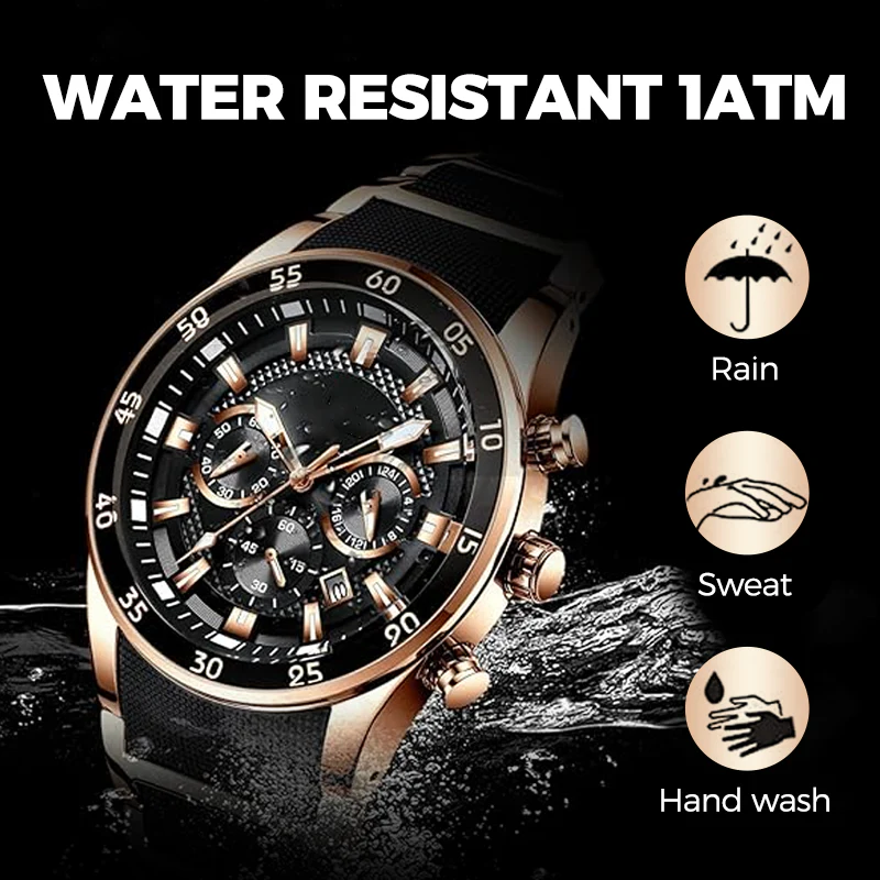 ⏳ LIMITED TIME OFFER⚡️!💎Men's High-End Business Multifunction Quartz Watch - Image 5