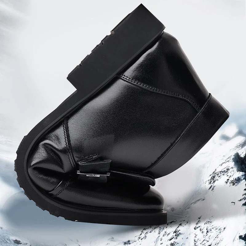 [Winter Gift] 💥GET 50% OFF💥Men's Warm Casual PU Leather Shoes - Image 7