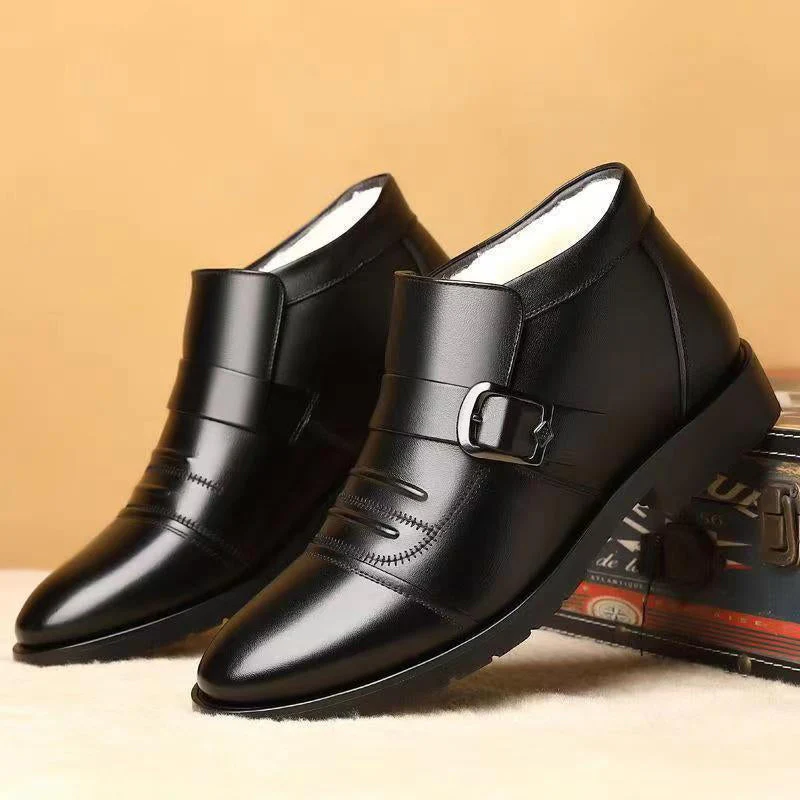 [Winter Gift] 💥GET 50% OFF💥Men's Warm Casual PU Leather Shoes - Image 9