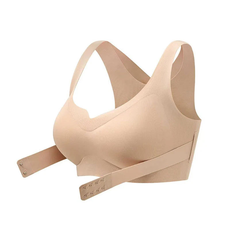 🔥Time-limited special offer💕Women's Front Closure Seamless Back Support Posture Bra🎁 - Image 11