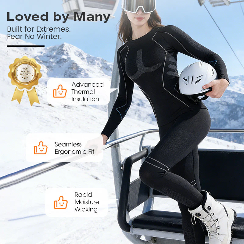 Women's Quick Dry Thermal Underwear Set for Sports - Image 5