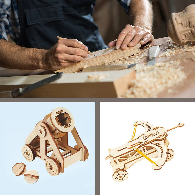 Wooden Military Knife Model Puzzle - Image 8